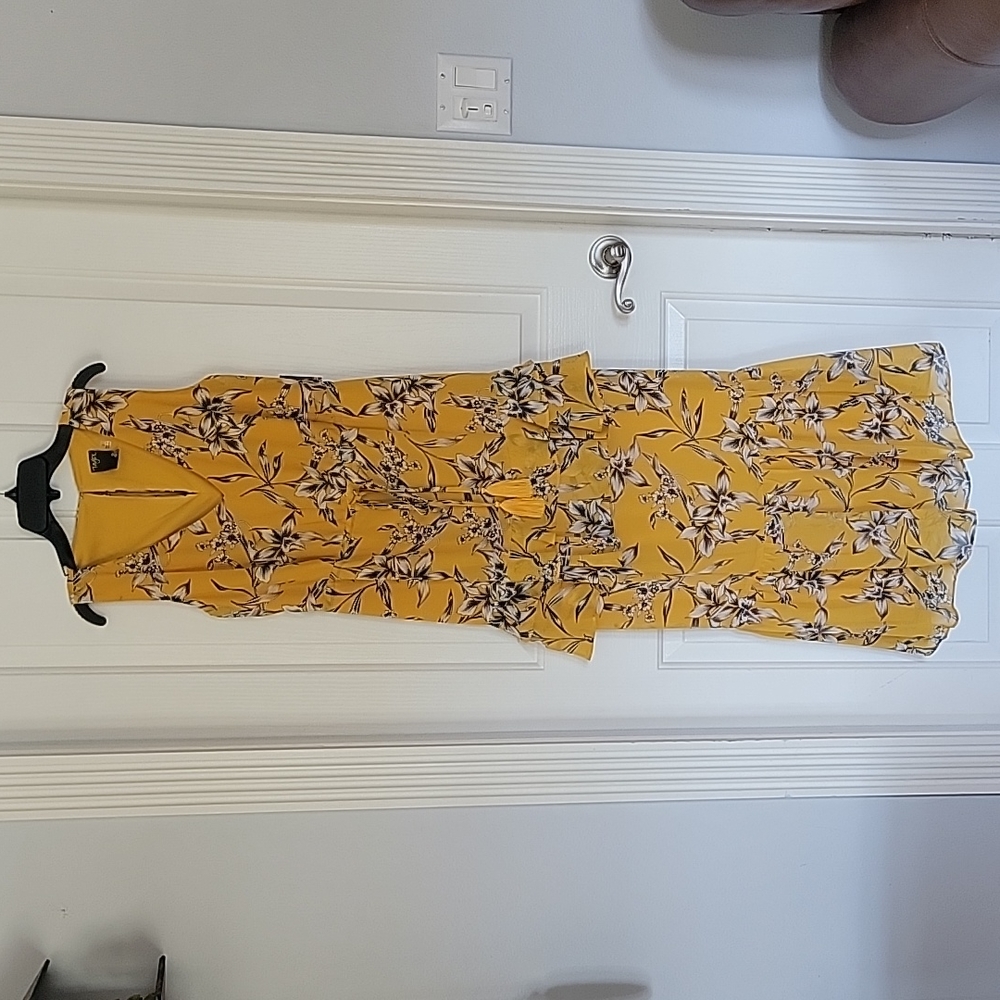 TAYLOR MAXI DRESS FALL FLORAL SIZE 2 NEW